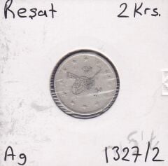 1327/2 Reşat 2 Kuruş Gümüş
