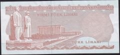6.Emisyon 3.Tertip 20 Lira F61 059103 Çok Temiz+
