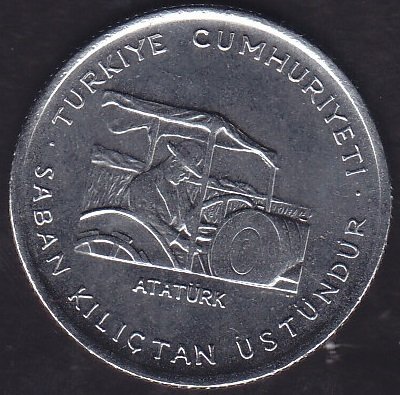 1978 Yılı 5 Lira Saban Kılıçtan Üstündür Çil