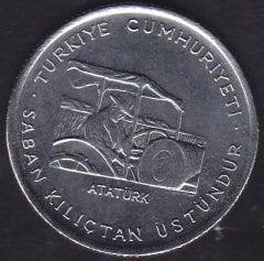 1978 Yılı 5 Lira Saban Kılıçtan Üstündür Çil