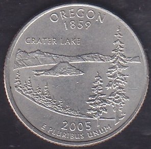Amerika Çeyrek Dolar 2005 Hatıra Oregon