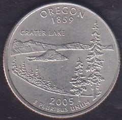 Amerika Çeyrek Dolar 2005 Hatıra Oregon