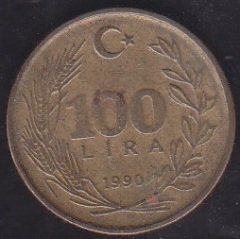 1990 YILI 100 LİRA