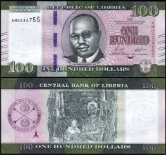 Liberia 100 Dolar 2022 Çil