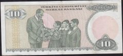 7.Emisyon 2.Tertip 10 Lira D14 335541 Çok Temiz +