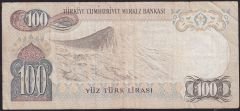 6.Emisyon 3.Tertip 100 Lira J24 048284 Temiz