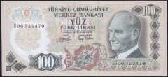6.Emisyon 2.Tertip 100 Lira G06 317479 Ççt Çilaltı