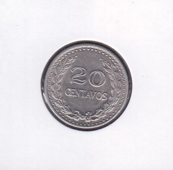 Kolombiya 20 Centavos 1973