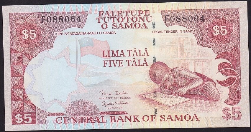 Western Samoa 5 Tala 2005 Çil Pick 33b
