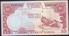 Western Samoa 5 Tala 2005 Çil Pick 33b