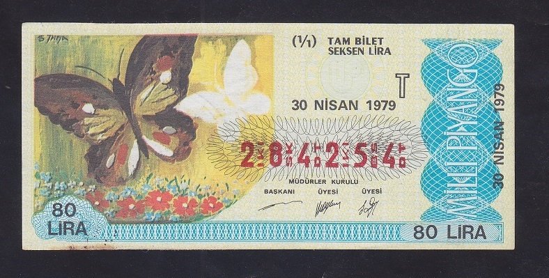 1979 30 NİSAN TAM BİLET