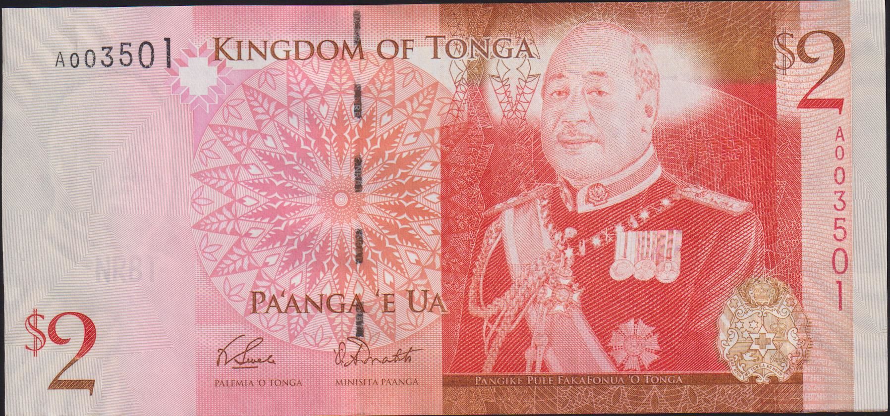Tonga 2 Paanga 2008 Çil  A003XXX