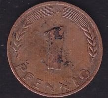 Almanya 1 Pfennig 1950 J