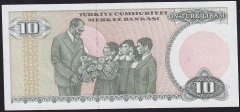 7.Emisyon 2.Tertip 10 Lira D09 028024 Ççt Çilaltı