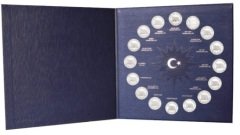 TARİHTE TÜRK DEVLERİ 16 PARADAN OLUŞAN SET eski para mezat