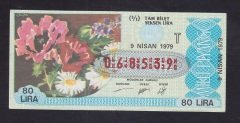 1979 9 NİSAN TAM BİLET