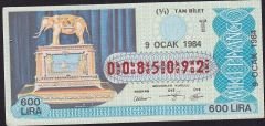 1984 9 Ocak Tam Bilet - T Serisi