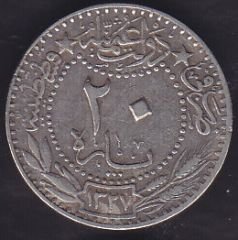 1327/5 Reşad 20 Para Haliyle
