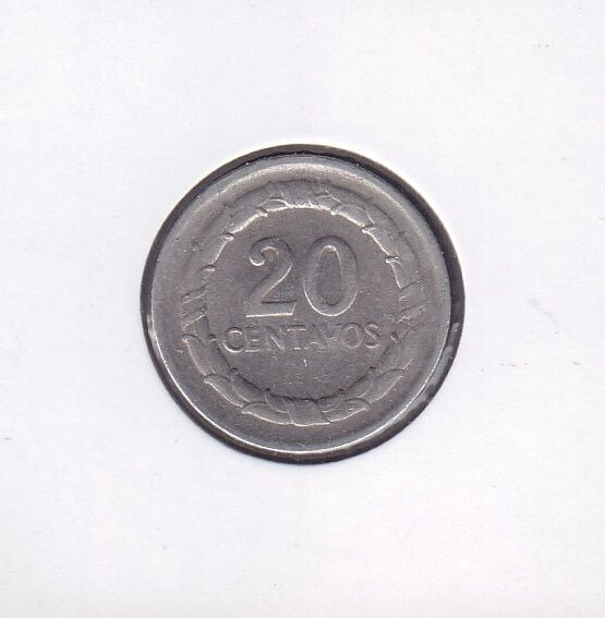 Kolombiya 20 Centavos 1967