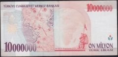 7.Emisyon 10 000 000 Lira D14 733243 Çok Temiz