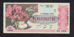 1979 9 NİSAN YARIM BİLET