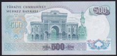 6.EMİSYON 2.TERTİP 500 LİRA L79 272874 eski para ÇİLALTI