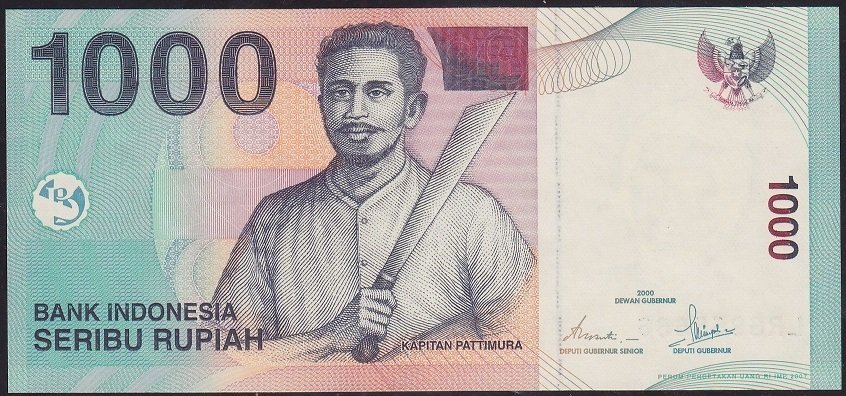 ENDONEZYA 1000 RUPİ 2000 / 2007 ÇİL 855666