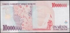 7.Emisyon 10.000.000 Lira E13 685287 Çok Temiz+