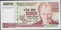 7.Emisyon 3.Tertip 100000 Lira I07 633904 Çilaltı Çil