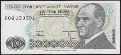 7.Emisyon 2.Tertip 10 Lira D04 133291 Çilaltı