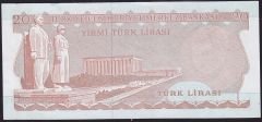 6.Emisyon 3.Tertip 20 Lira F44 160686 Çok Çok Temiz+