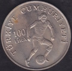 1982 Yılı 100 Lira Dünya Futbol Şampiyonası