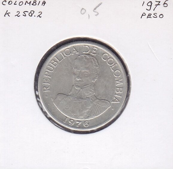 Kolombiya 1 Peso 1976