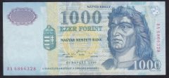 MACARİSTAN 1000 FORİNT 1999 ÇOK TEMİZ +