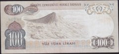 6.Emisyon 1.Tertip 100 Lira B61 433089 Çok Temiz+