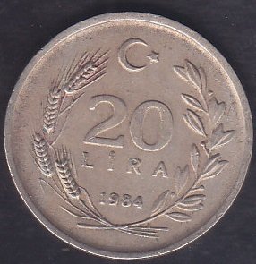 1984 YILI 20 LİRA