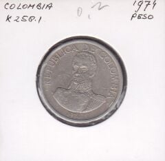 Kolombiya 1 Peso 1974