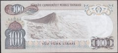 6.Emisyon 3.Tertip 100 Lira J40 063535 Çok Temiz +