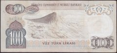 6.Emisyon 1.Tertip 100 Lira B50 407070 Çok Temiz+