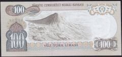 6.Emisyon 2.Tertip 100 Lira F40 374184 Çilaltı