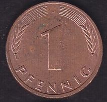 Almanya 1 Pfennig 1978 J