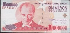 7.Emisyon 10 000 000 Lira D07 728683 Çok Temiz