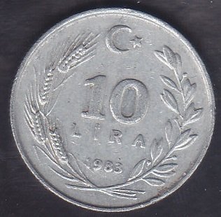 1983 YILI 10 LİRA
