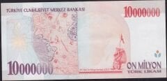 7.Emisyon 10.000.000 Lira D85 080328 Çok Çok Temiz+