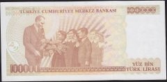 7.Emisyon 3.Tertip 100000 Lira I02 508706 Çilaltı