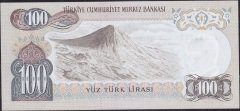 6.Emisyon 3.Tertip 100 Lira J38 193738 Çil
