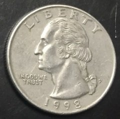 AMERİKA ÇEYREK DOLAR 1998