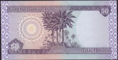 Irak 50 Dinar 2003 Çilaltı Çil Pick 90