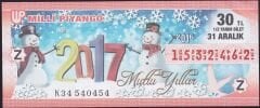2016 31 Aralık Yarım Bilet - Z Serisi