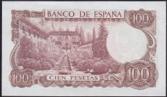 İspanya 100 Pesetas 1970 Çil Pick 152